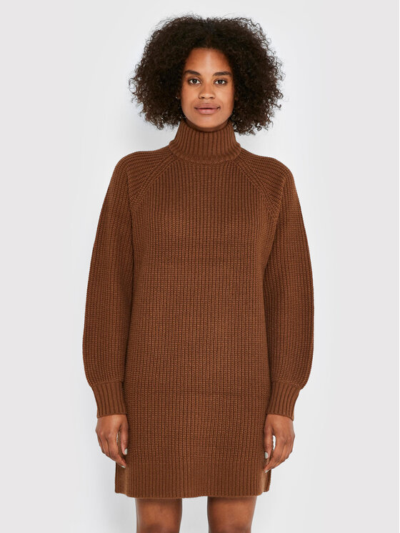 Noisy May Noisy May Трикотажна сукня Timmy 27017055 Коричневий Relaxed Fit