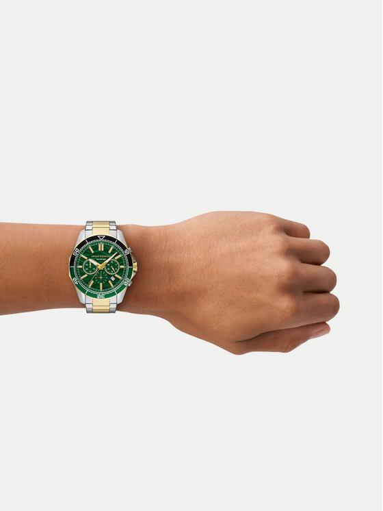 Armani Exchange Armani Exchange Ročna ura Spencer Chronograph AX1966 Srebrna
