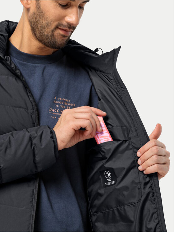 Jack Wolfskin Jack Wolfskin Giubbotto piumino Colonius 1207431 Nero Regular Fit