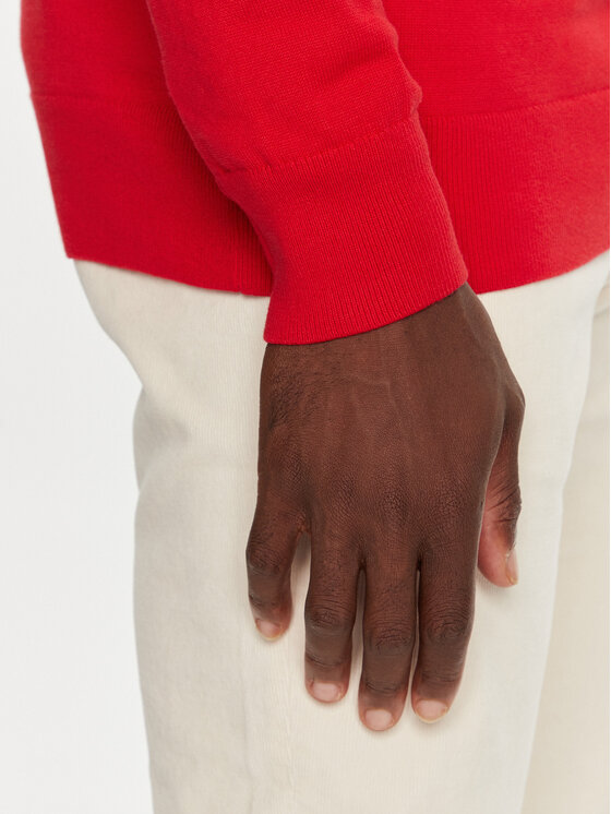 Tommy Hilfiger Tommy Hilfiger Kampsun MW0MW14748 Punane Regular Fit