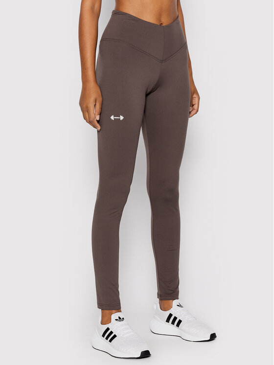 NEBBIA Leggings Classic Performance 403 Marrone Slim Fit