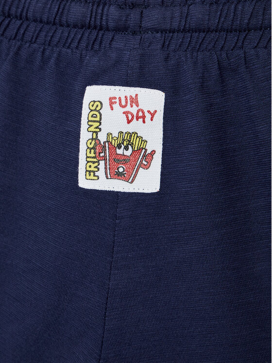 United Colors Of Benetton United Colors Of Benetton Sportske kratke hlače 3BVXG900C Tamnoplava Regular Fit