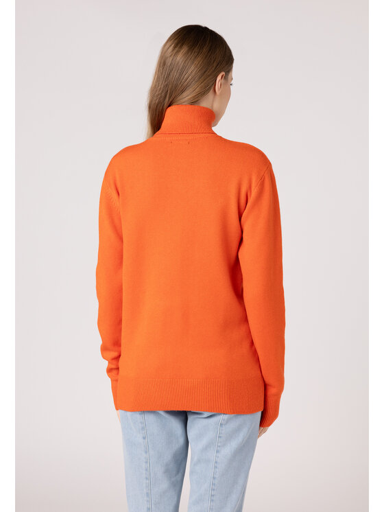 QUIOSQUE QUIOSQUE Sweter QUIOSQUE 6VD008401 Pomarańczowy Regular Fit