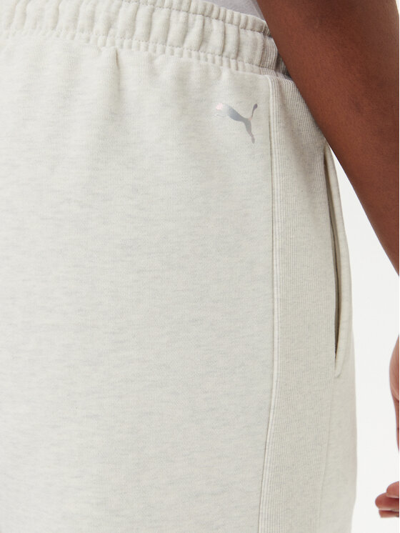 Puma Puma Pantaloncini sportivi Stewie Limitless 630525 Écru Relaxed Fit