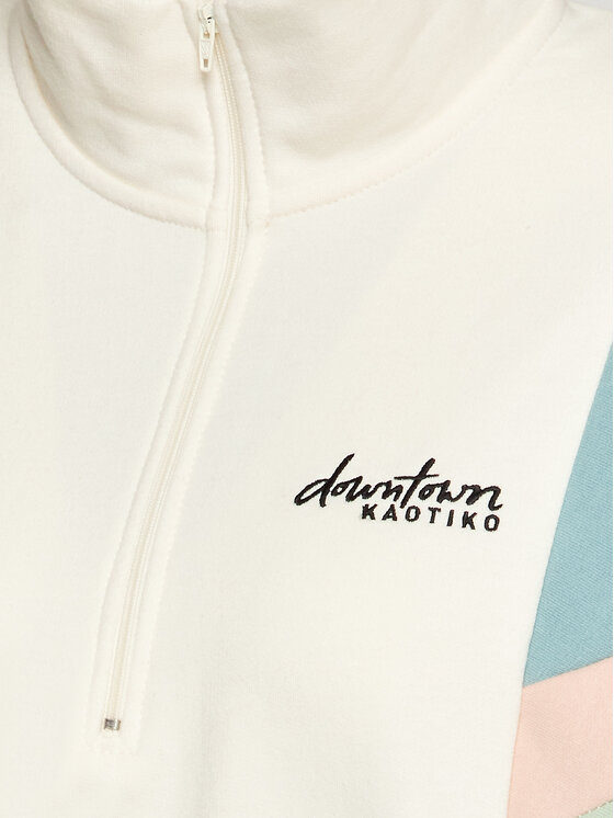 Kaotiko Kaotiko Μπλούζα Nashville AL019-01-M002 Μπεζ Relaxed Fit