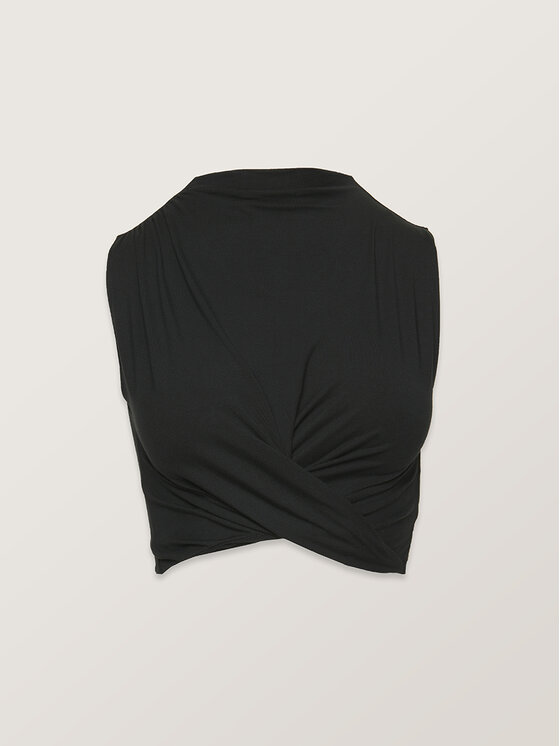 La Mania La Mania Top EVE Černá Cropped Fit