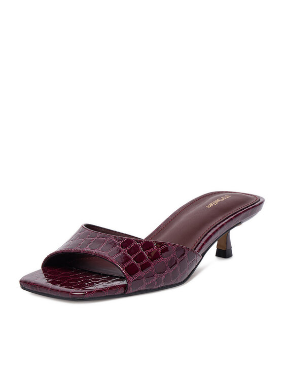 DeeZee DeeZee Pantoletten CEO-TS6253-01 Dunkelrot