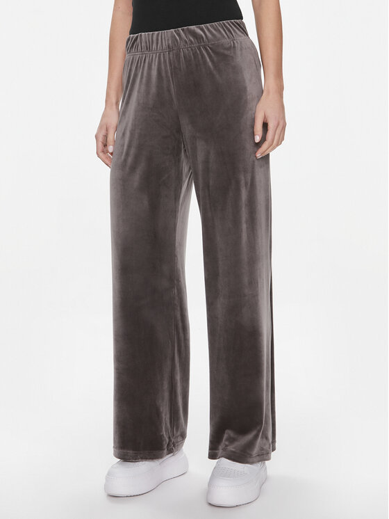 ONLY ONLY Megztos kelnės Rebel 15311822 Pilka Straight Fit