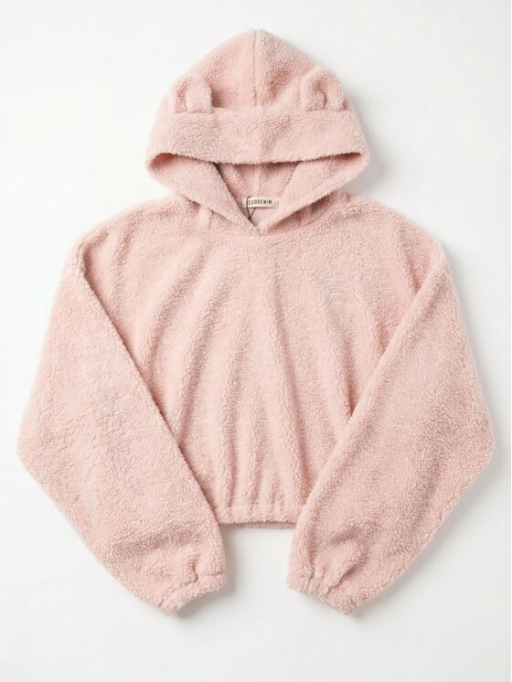MissDenim MissDenim Dres Teddy Bear Różowy Basic Fit