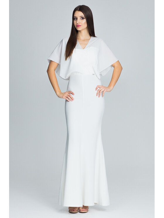 FIGL FIGL Šaty M577 Écru Regular Fit