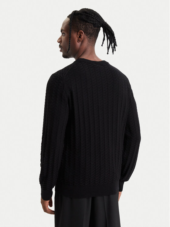 HUGO HUGO Maglione Simond  50570261 Nero Regular Fit