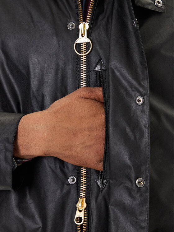 Barbour Barbour Pārejas jaka MWX0017BK91 Melns Regular Fit