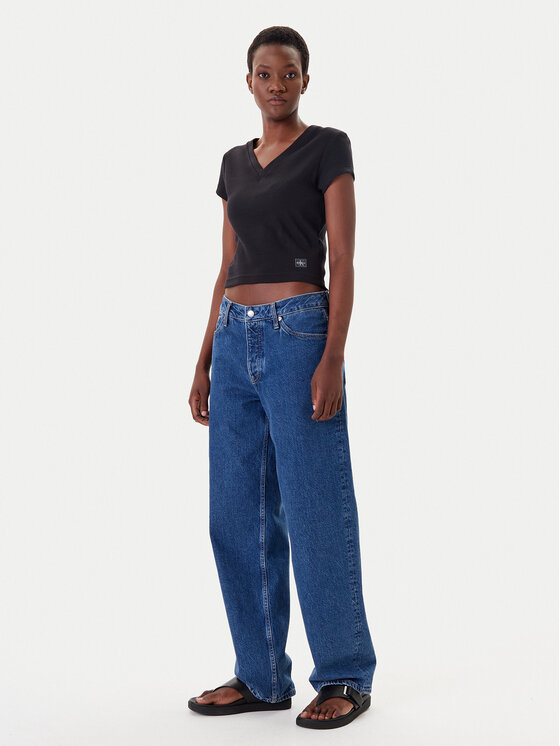 Calvin Klein Jeans Calvin Klein Jeans T-Shirt LV047C910G Czarny Regular Fit