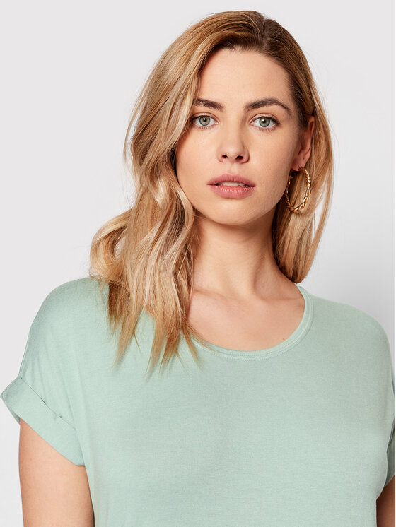 ONLY ONLY T-Shirt Moster 15106662 Zielony Loose Fit