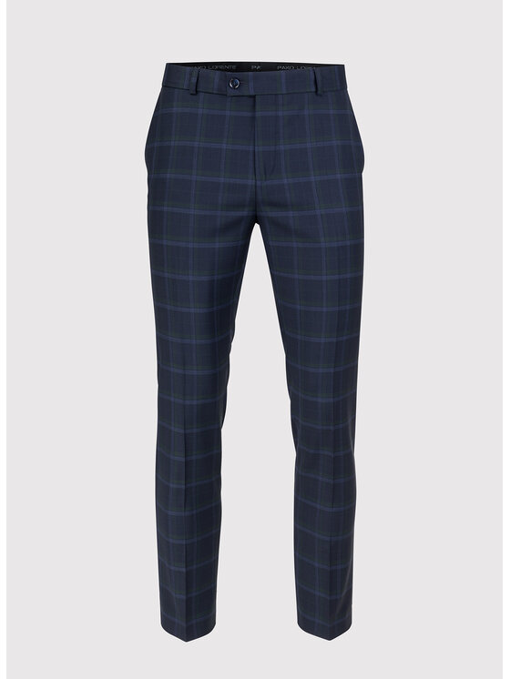 Pako Lorente Pako Lorente Spodnie garniturowe P23WP-6G-005 Granatowy Slim Fit