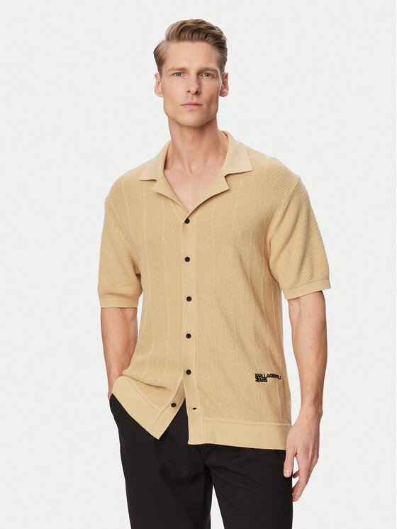 Karl Lagerfeld Jeans Karl Lagerfeld Jeans Polo majica B2M18028 Khaki Relaxed Fit