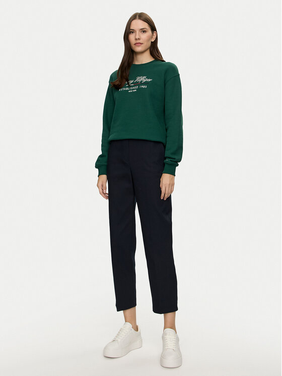 Tommy Hilfiger Tommy Hilfiger Chino hlače Travel WW0WW43632 Mornarsko modra Slim Fit
