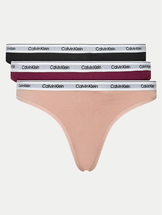 Calvin Klein Underwear 3 stringu pāru komplekts 000QD5209E Daudzkrāsains