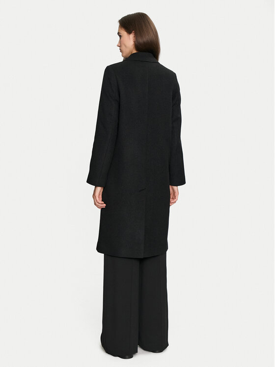 Marc O'Polo Marc O'Polo Cappotto di lana 408 0294 71265 Nero Regular Fit