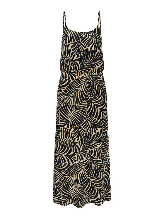 ONLY ONLY Sommerkleid Nova 15222217 Schwarz Regular Fit