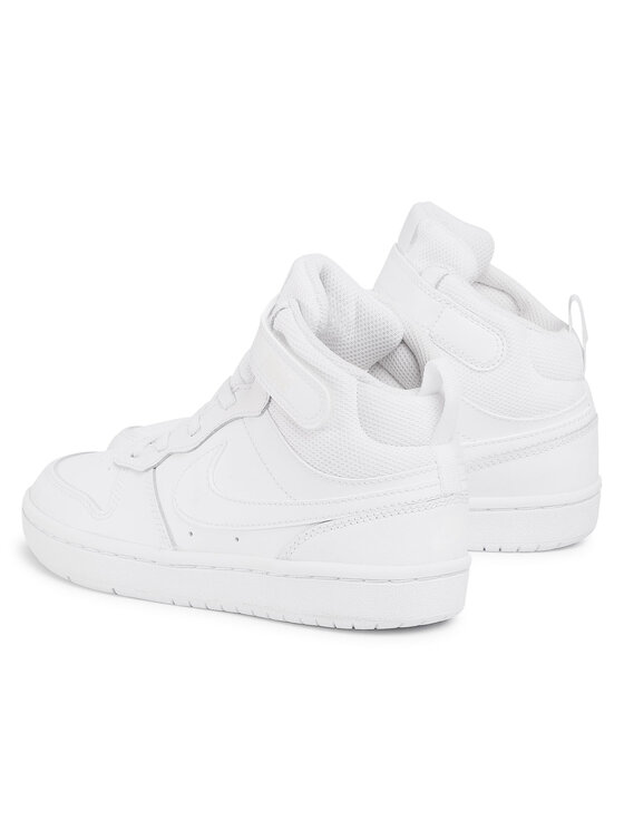 Nike Nike Sneakersy Court Borough Mid 2 (PSV) CD7783 100 Bílá