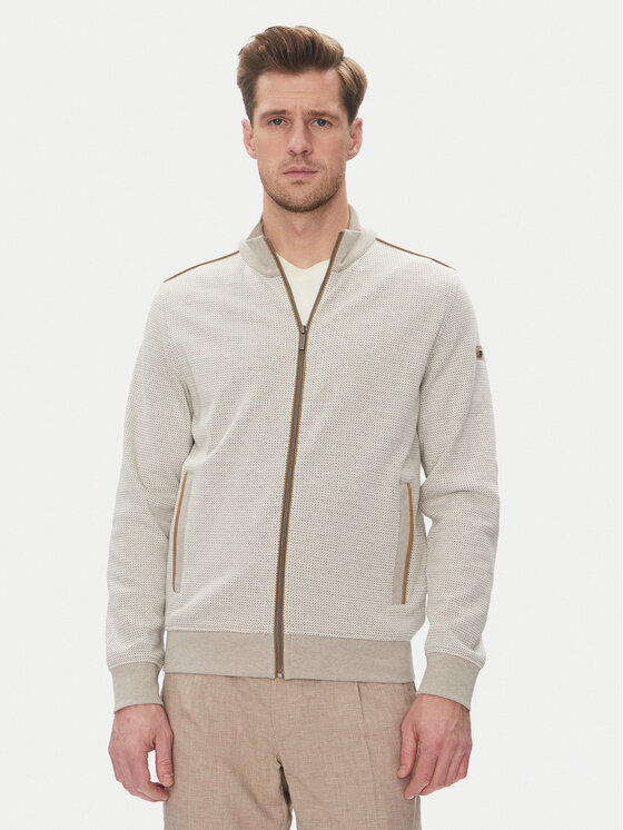 Bugatti Bugatti Суитшърт 8750 75142C Бежов Regular Fit