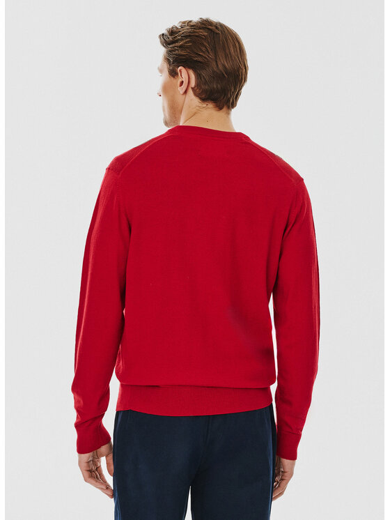 Pako Lorente Pako Lorente Sweter P24WF-2X-015 Czerwony Classic Fit
