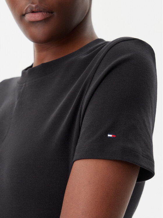 Tommy Hilfiger Tommy Hilfiger Повсякденна сукня WW0WW44547 Чорний Regular Fit