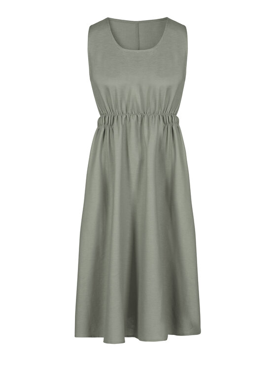 Feba Feba Sukienka letnia F254 Khaki Relaxed Fit