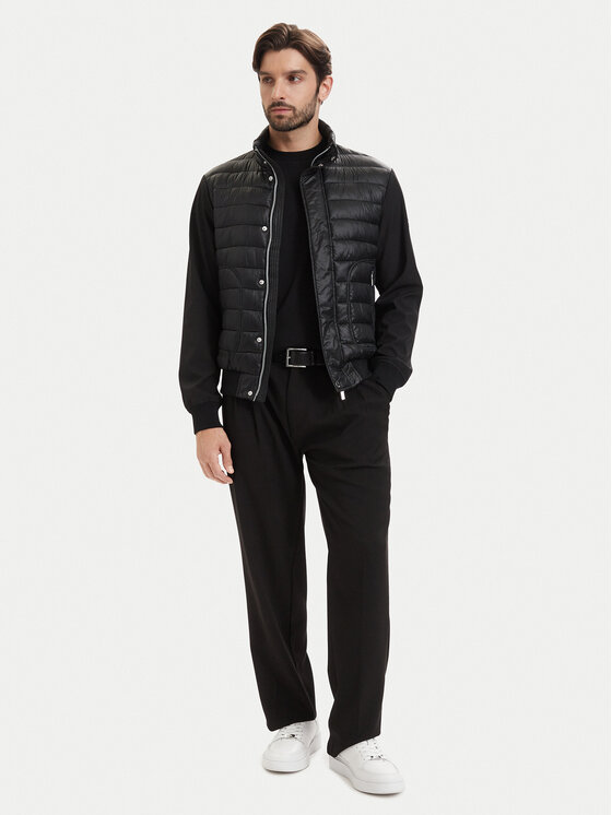 KARL LAGERFELD KARL LAGERFELD Bunda pro přechodné období 505027 563580 Černá Regular Fit