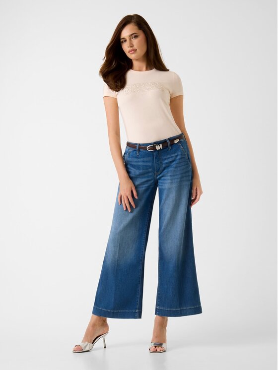 Guess Guess Футболка W5GI04 J1314 Рожевий Slim Fit