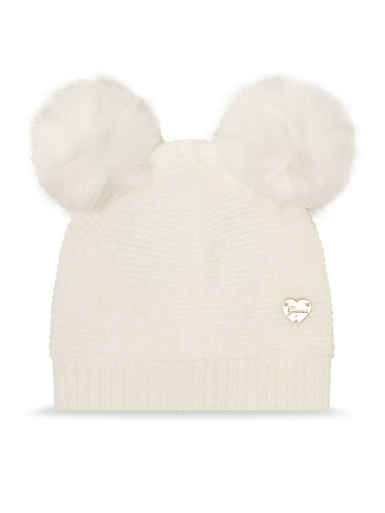Guess Guess Komplet czapka i komin A4BZ01 Z2QP0 Écru