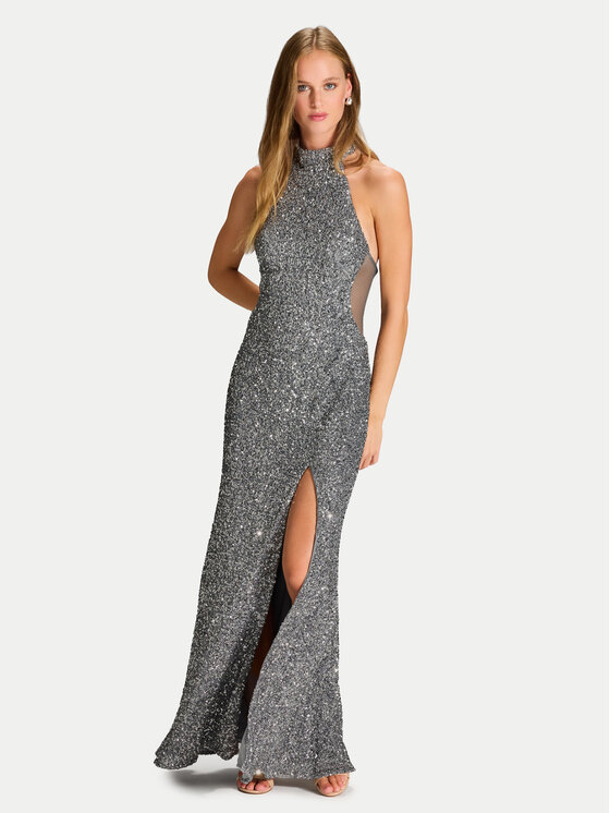 Hey Kyla Hey Kyla Abendkleid 5AJ006HK Grün Slim Fit