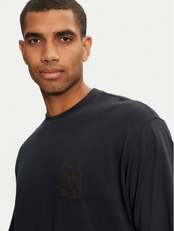 Armani Exchange Armani Exchange Футболка 6DZTJG ZJ8EZ 1510 Cиній Regular Fit