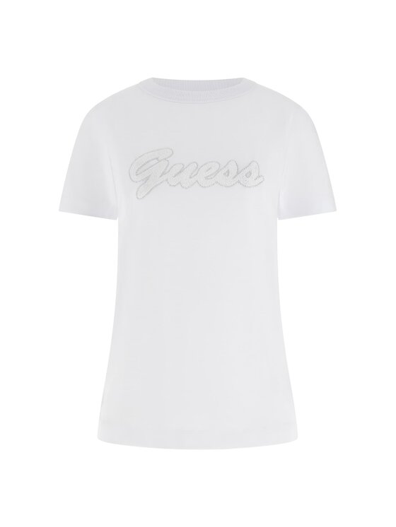 Guess Guess T-krekls 181234 Balts Classic Fit