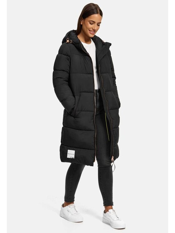 Marikoo Marikoo Kurtka zimowa Nomadiaa Czarny Casual Fit