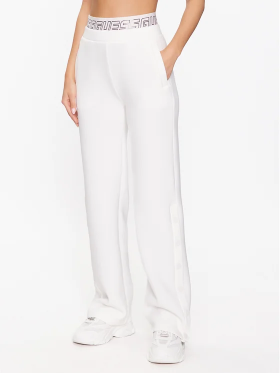 Guess Jogginghose V3YB03 K7UW2 Écru Regular Fit