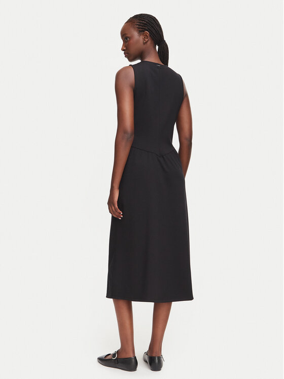 Calvin Klein Calvin Klein Sukienka codzienna LV044G207G Czarny Regular Fit