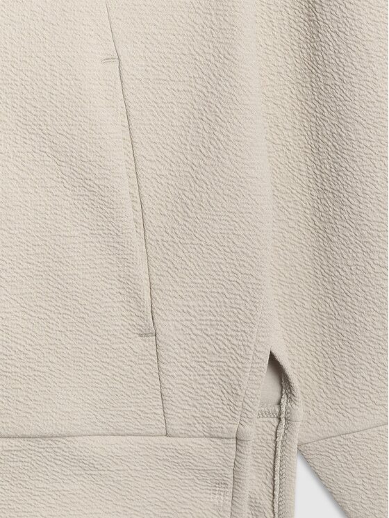 4F 4F Μπλούζα 4FWAW25TFSWF589-12S Ανοιχτό μπεζ Oversize