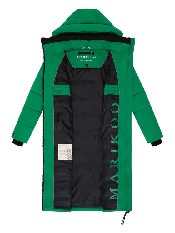 Marikoo Marikoo Kurtka zimowa Lanitaa Zielony Regular Fit