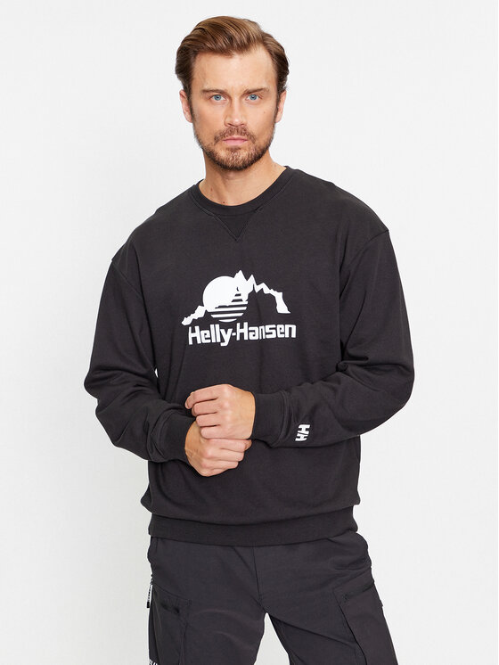 Helly Hansen Mikina Yu Crew Sweater 2.0 53891 Čierna Regular Fit