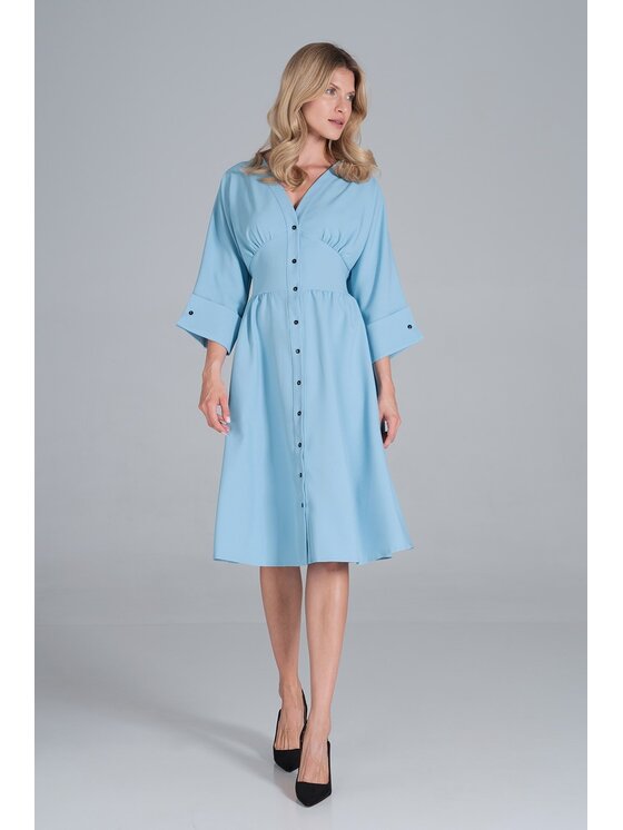 FIGL FIGL Φόρεμα M843 Μπλε Regular Fit