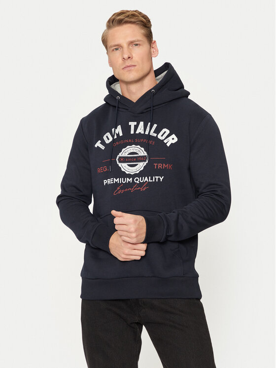 Tom Tailor Mikina 1043292 Modrá Regular Fit