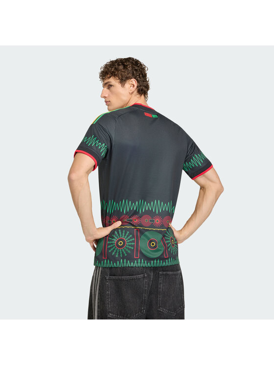 adidas adidas Koszulka techniczna Jamaica 26 x Bob Marley Away Jersey Czarny Slim Fit