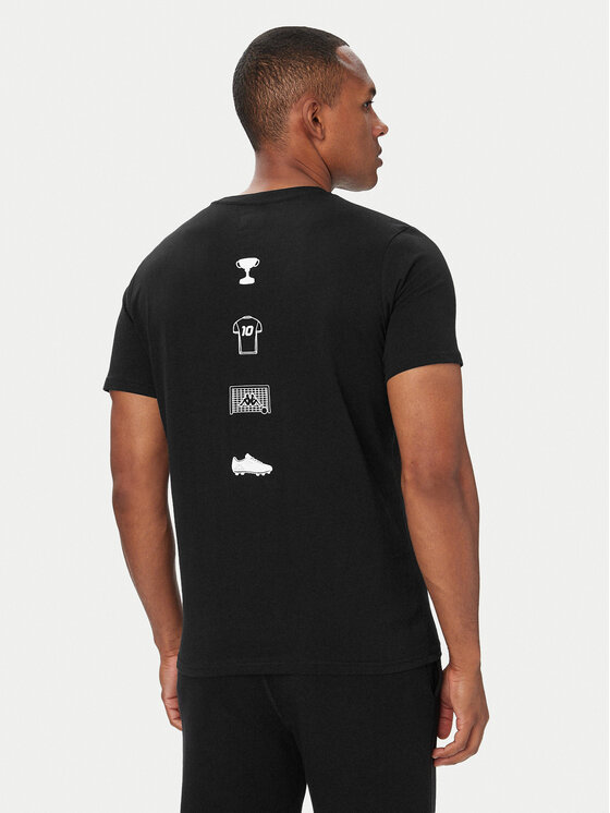 Kappa Kappa T-Shirt 322P14W Μαύρο Regular Fit