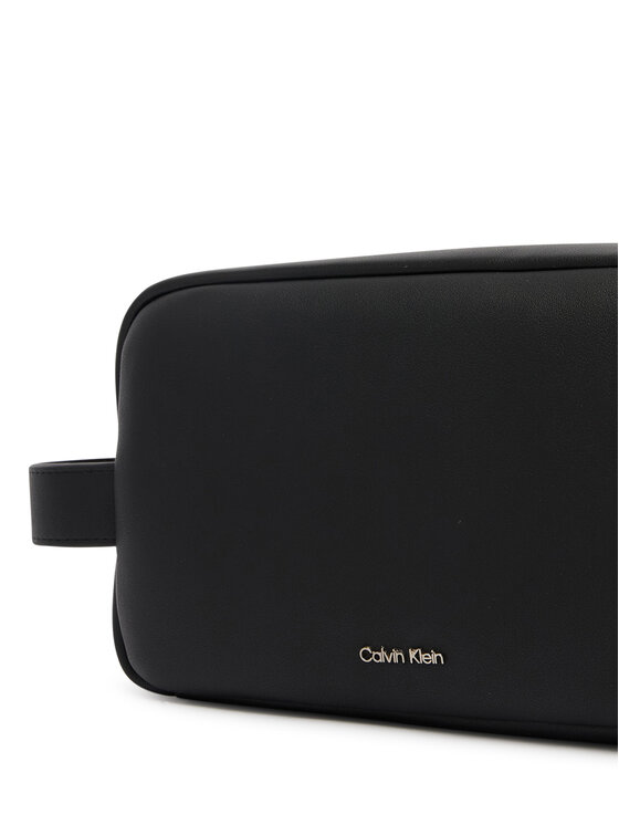 Calvin Klein Calvin Klein Pochette per cosmetici Raised Dopp Kit LV04D1227G Nero
