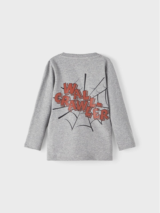 NAME IT NAME IT Bluse SPIDER-MAN 13210754 Grau Regular Fit
