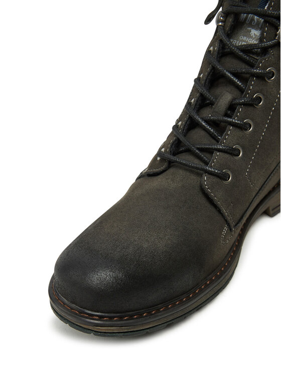 Mustang Mustang Schnürschuhe 4157-609 Grau