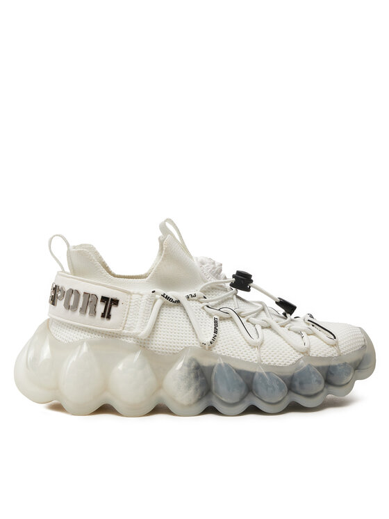 Plein Sport Plein Sport Sneakersy The Bubble Gen.X.02 Tiger PACS USC0432 STE003N Bílá