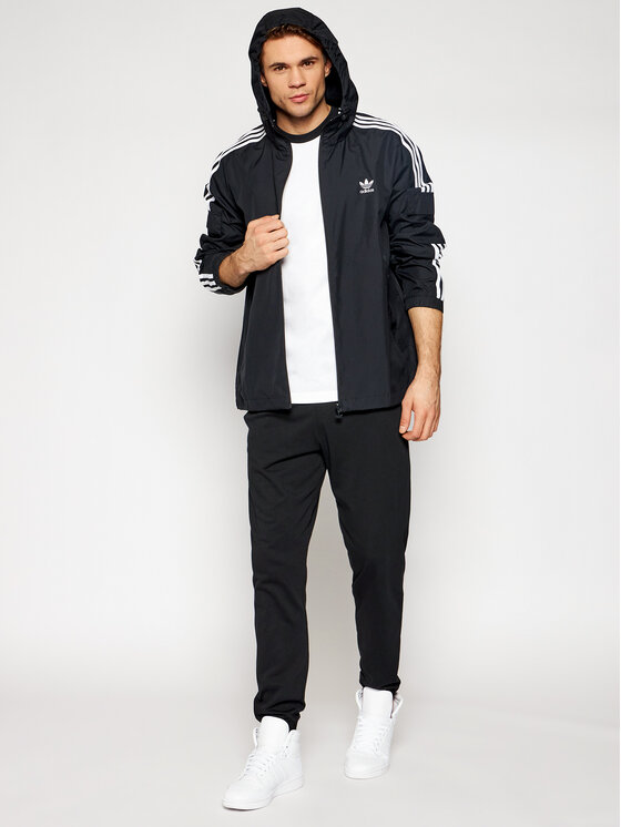 adidas adidas Jakna protiv vjetra adicolor Classics 3-Stripes GN3475 Crna Regular Fit